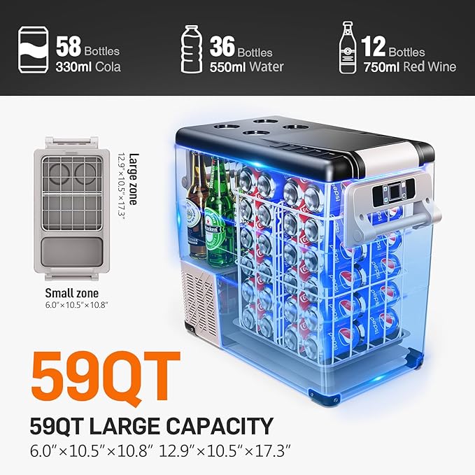 Euhomy Rover H1 Car Refrigerator (37QT/48QT/59QT)