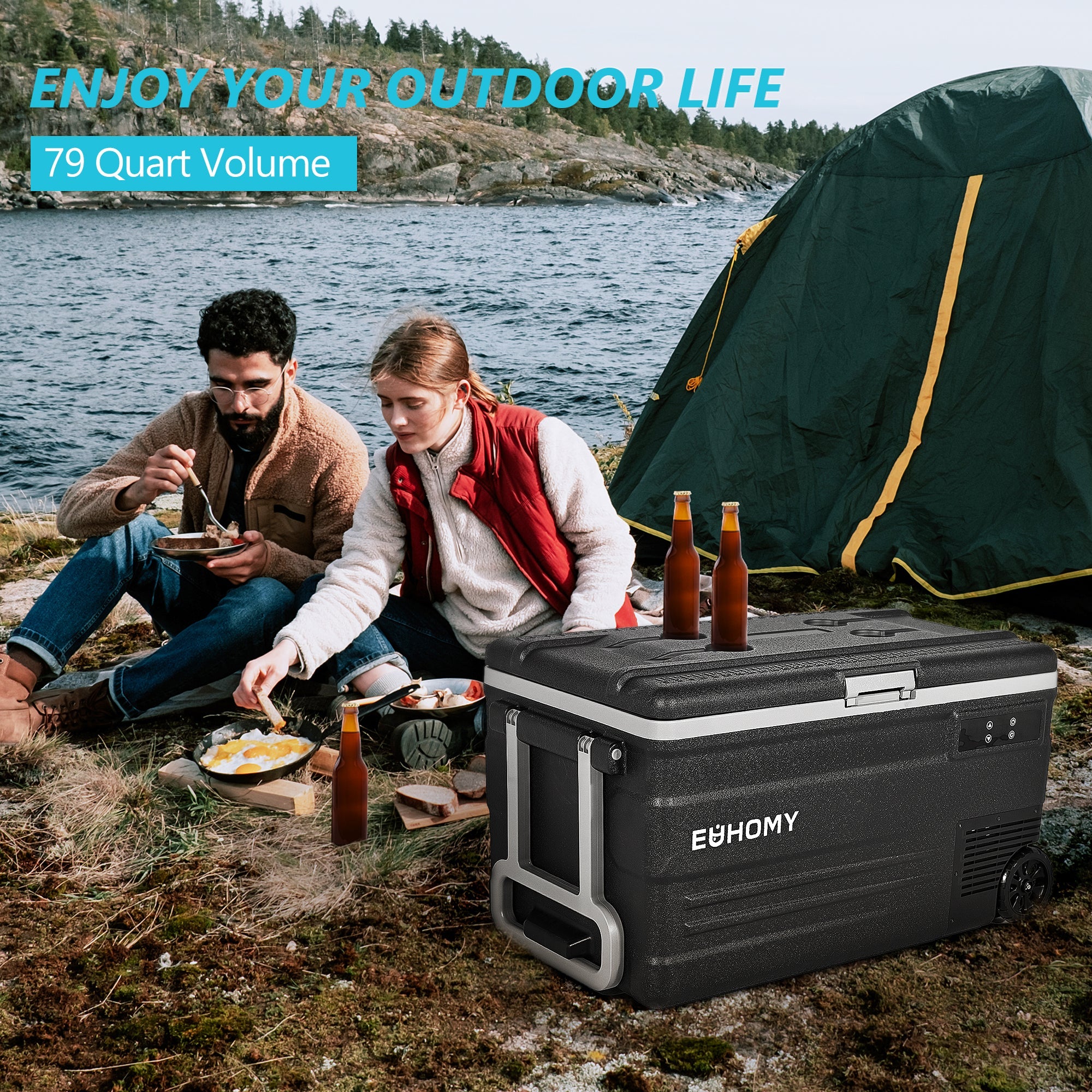 Euhomy Rover W3 Car Refrigerator (59QT/80QT)