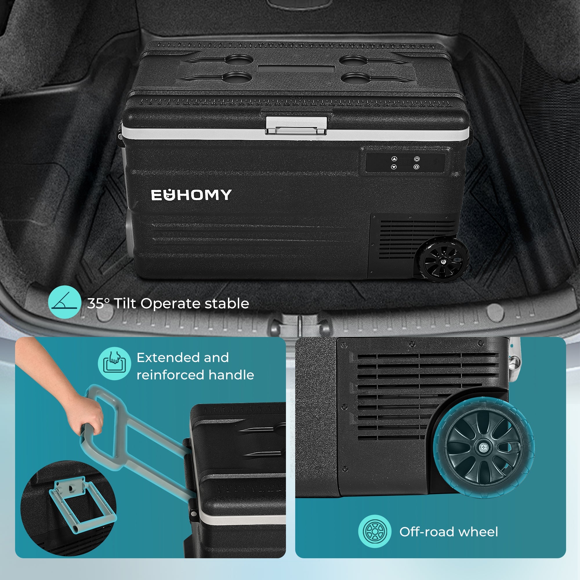 Euhomy Rover W3 Car Refrigerator (59QT/80QT)