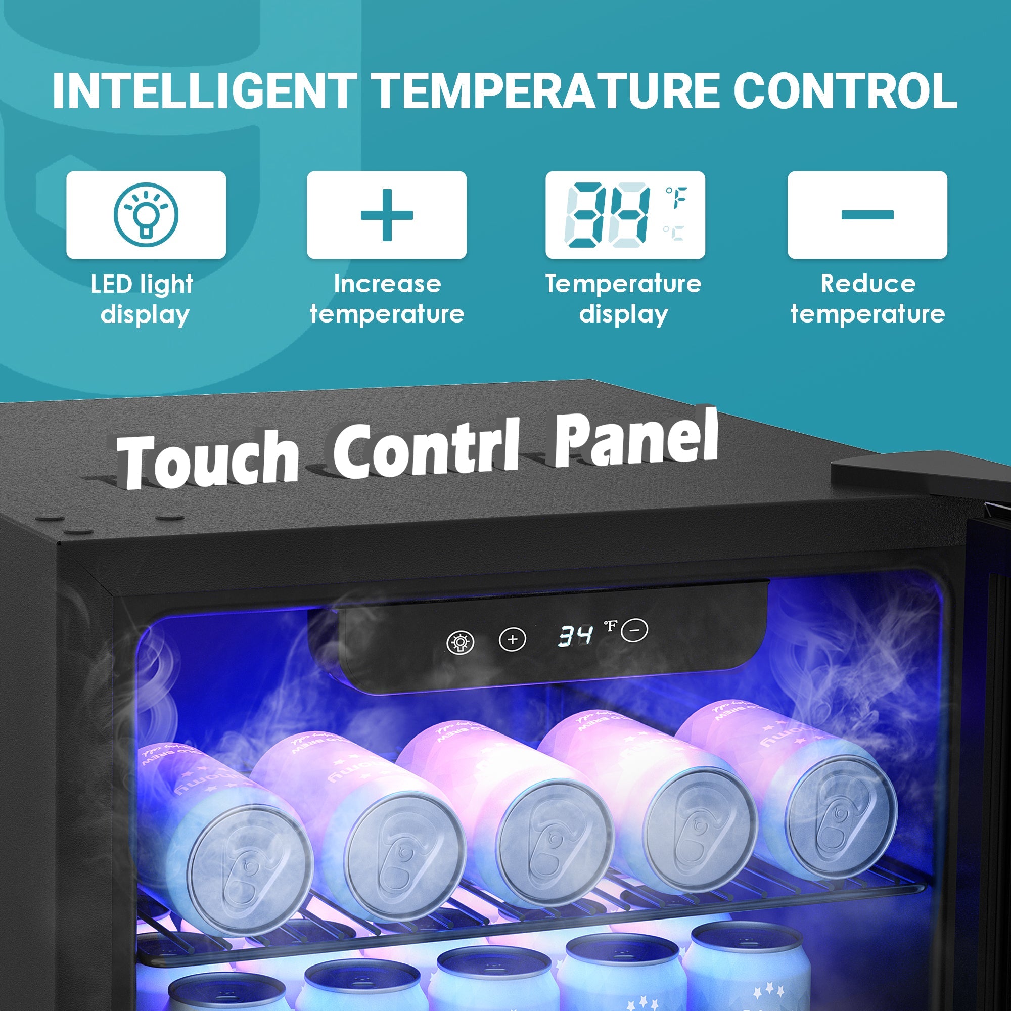 Euhomy Fizz 110 Beverage Refrigerator