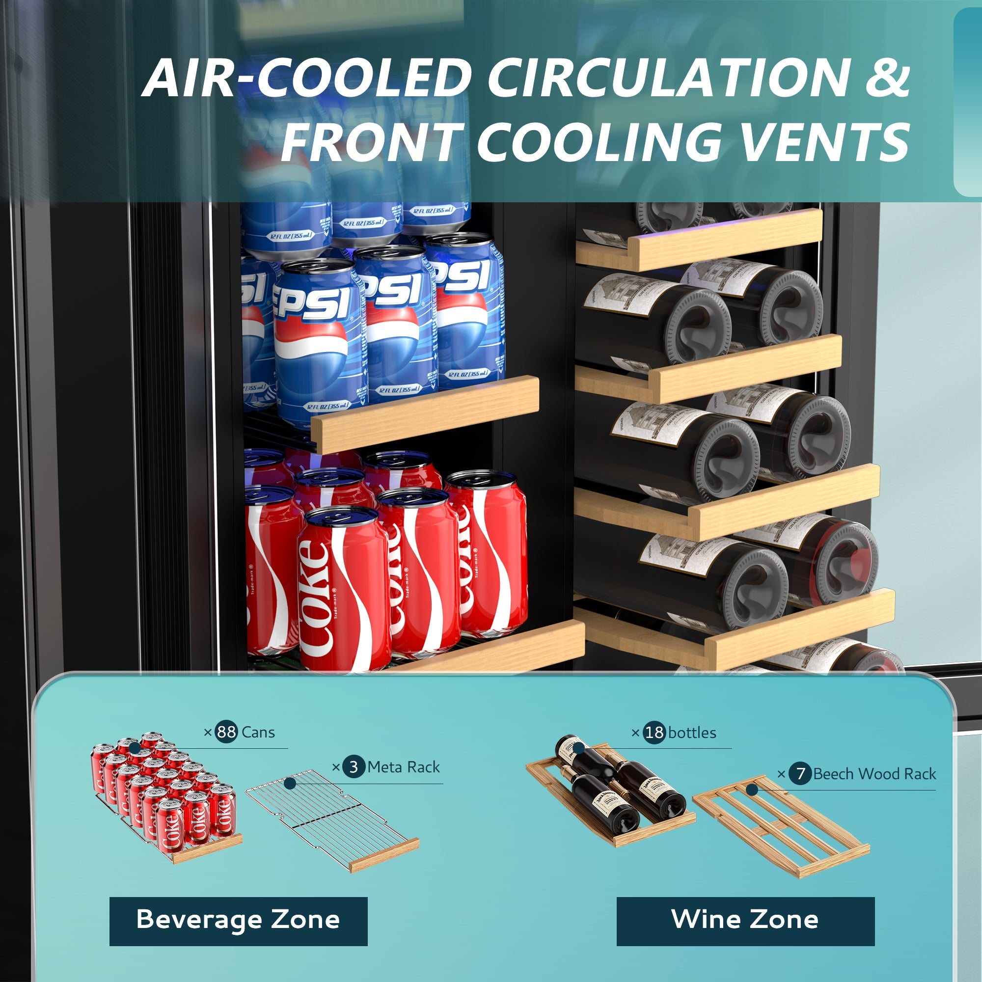 Euhomy Spring 160 Beverage Refrigerator