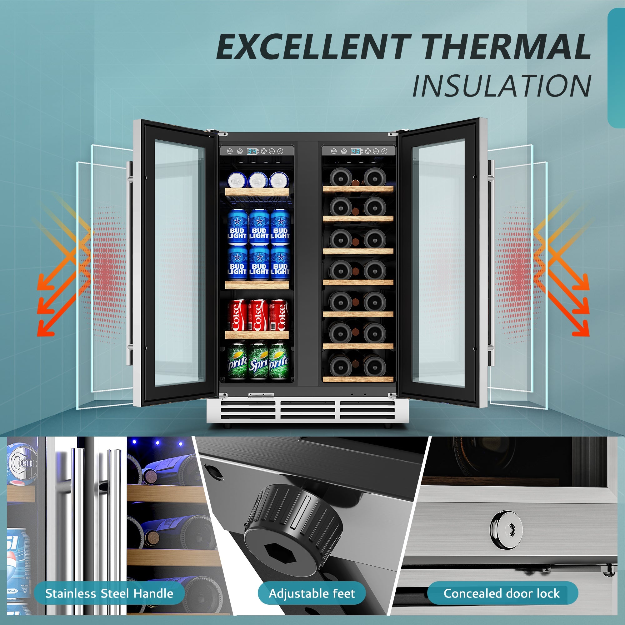 Euhomy Spring 160 Beverage Refrigerator