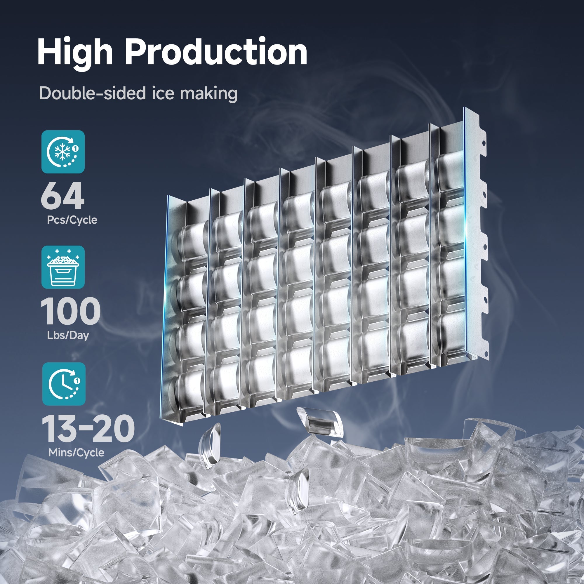 Euhomy Moon SE Crescent Commercial Ice Maker