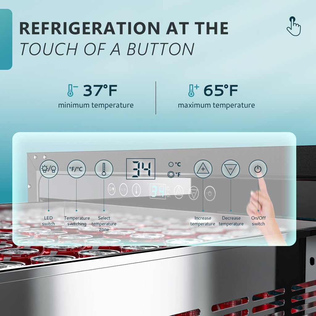 Euhomy Pulse Dual 150 Beverage Refrigerator