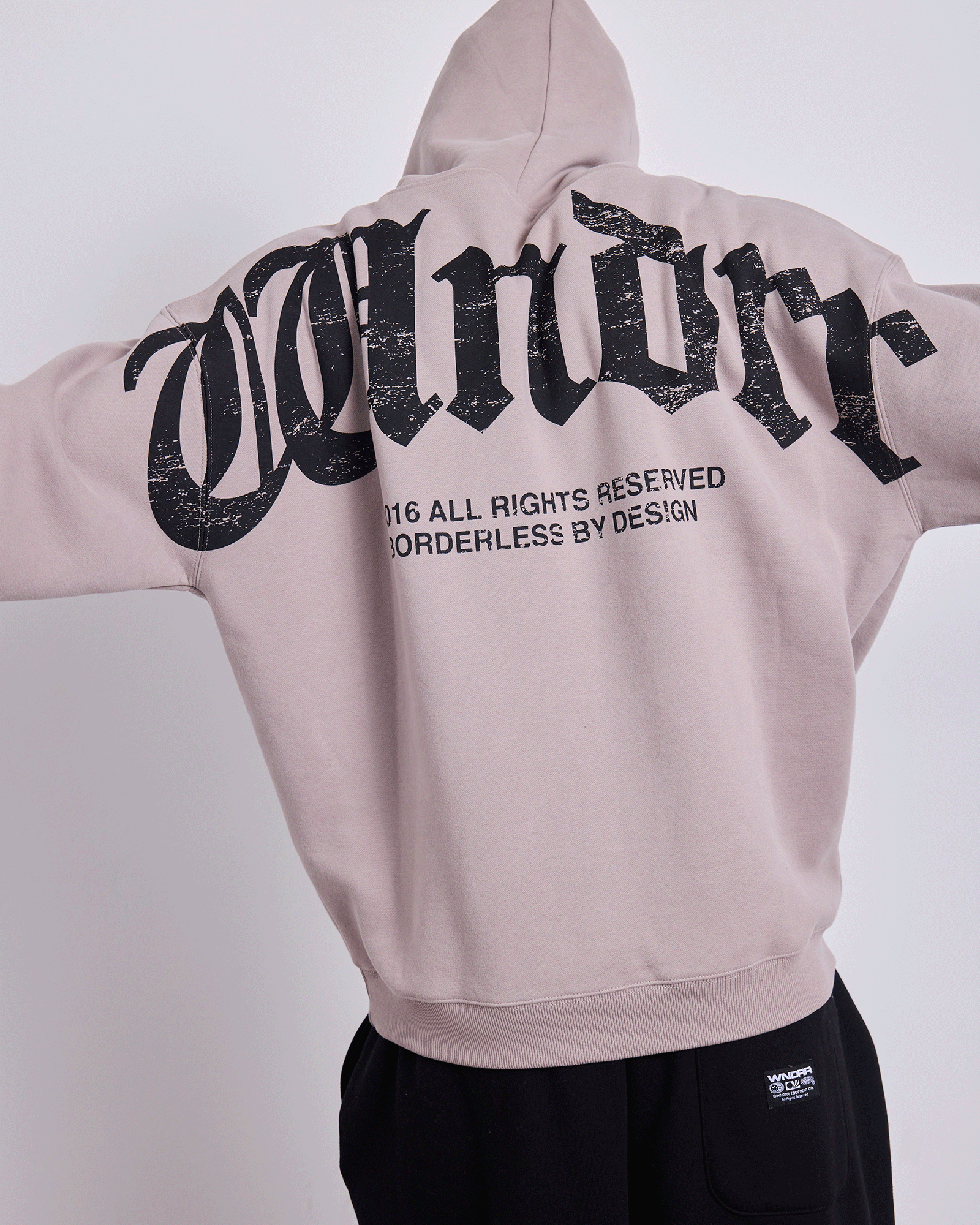REVIVAL HOOD SWEAT - MOON GREY