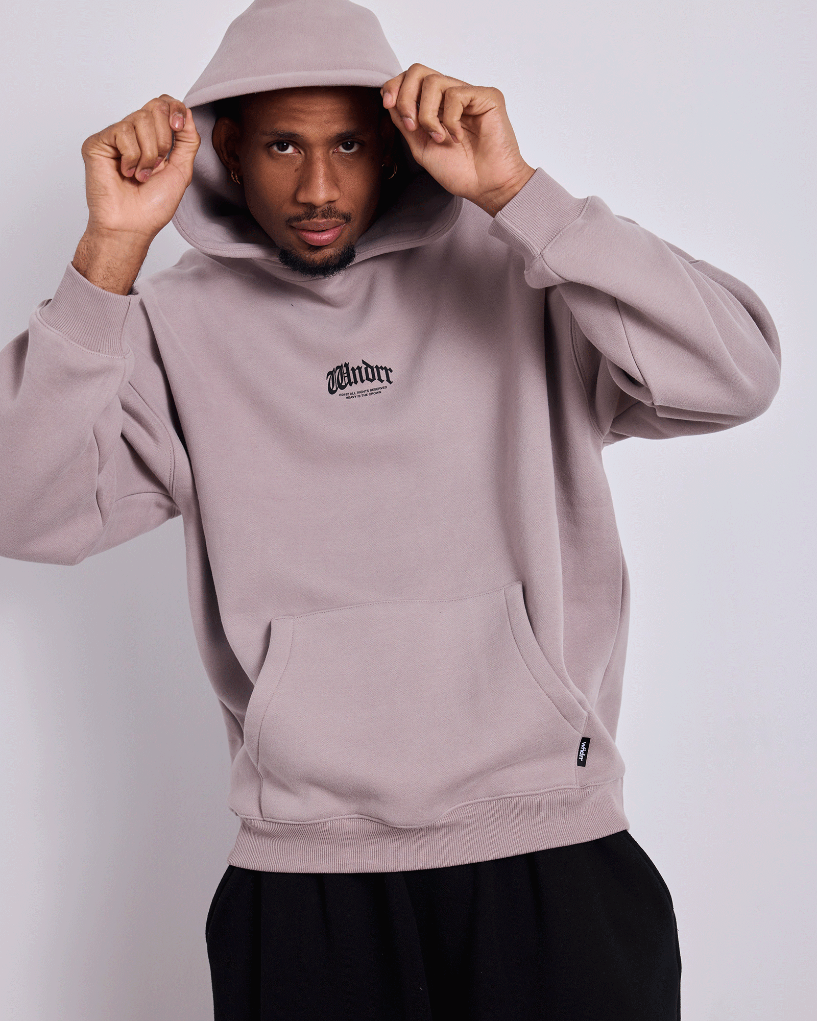 REVIVAL HOOD SWEAT - MOON GREY