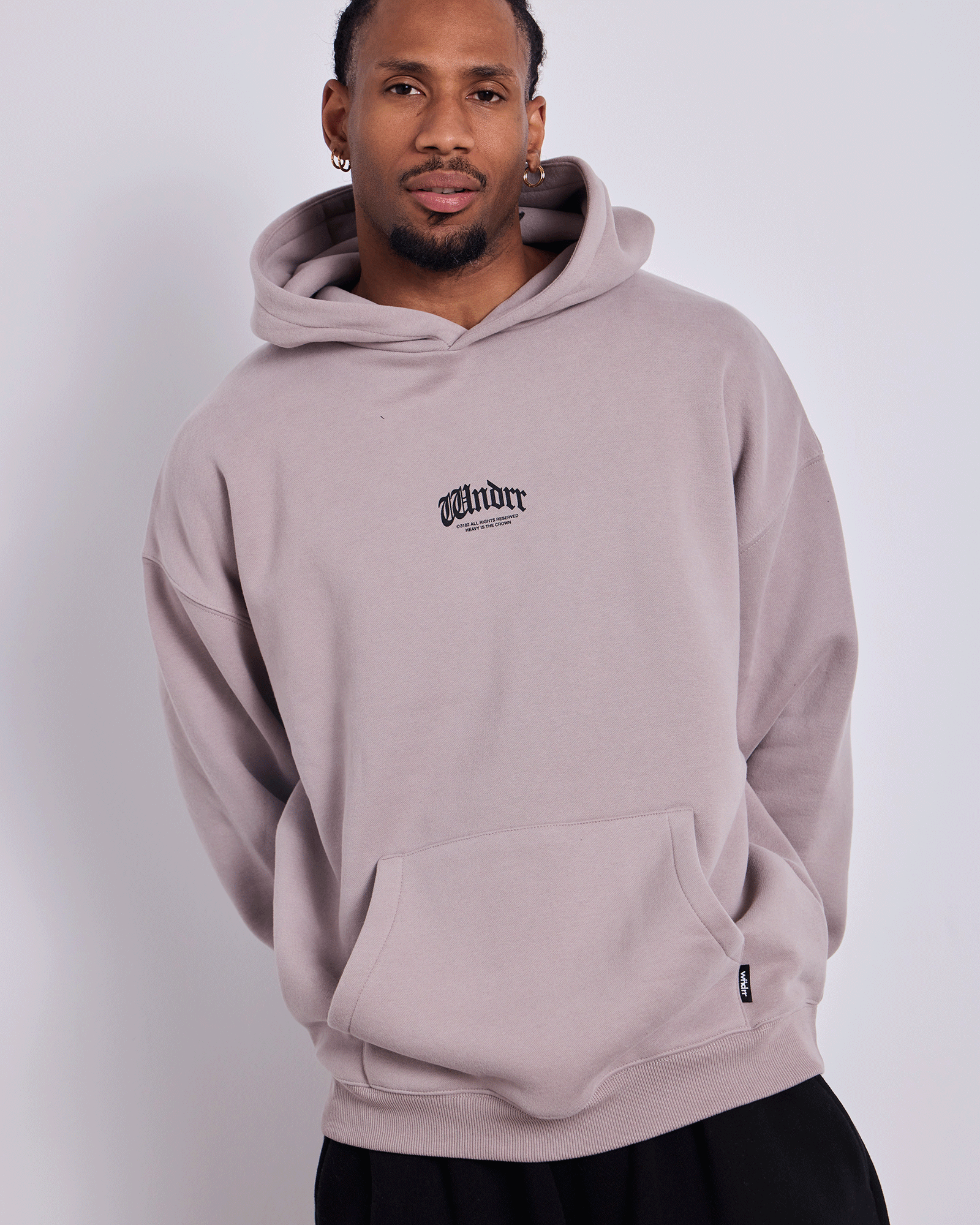REVIVAL HOOD SWEAT - MOON GREY