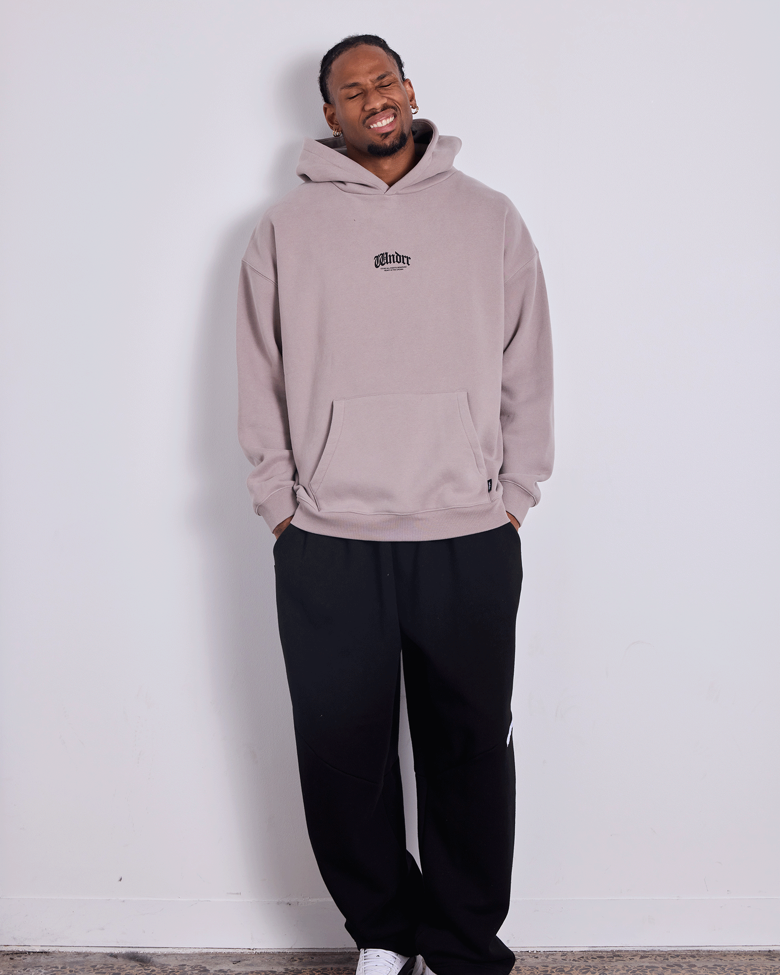 REVIVAL HOOD SWEAT - MOON GREY