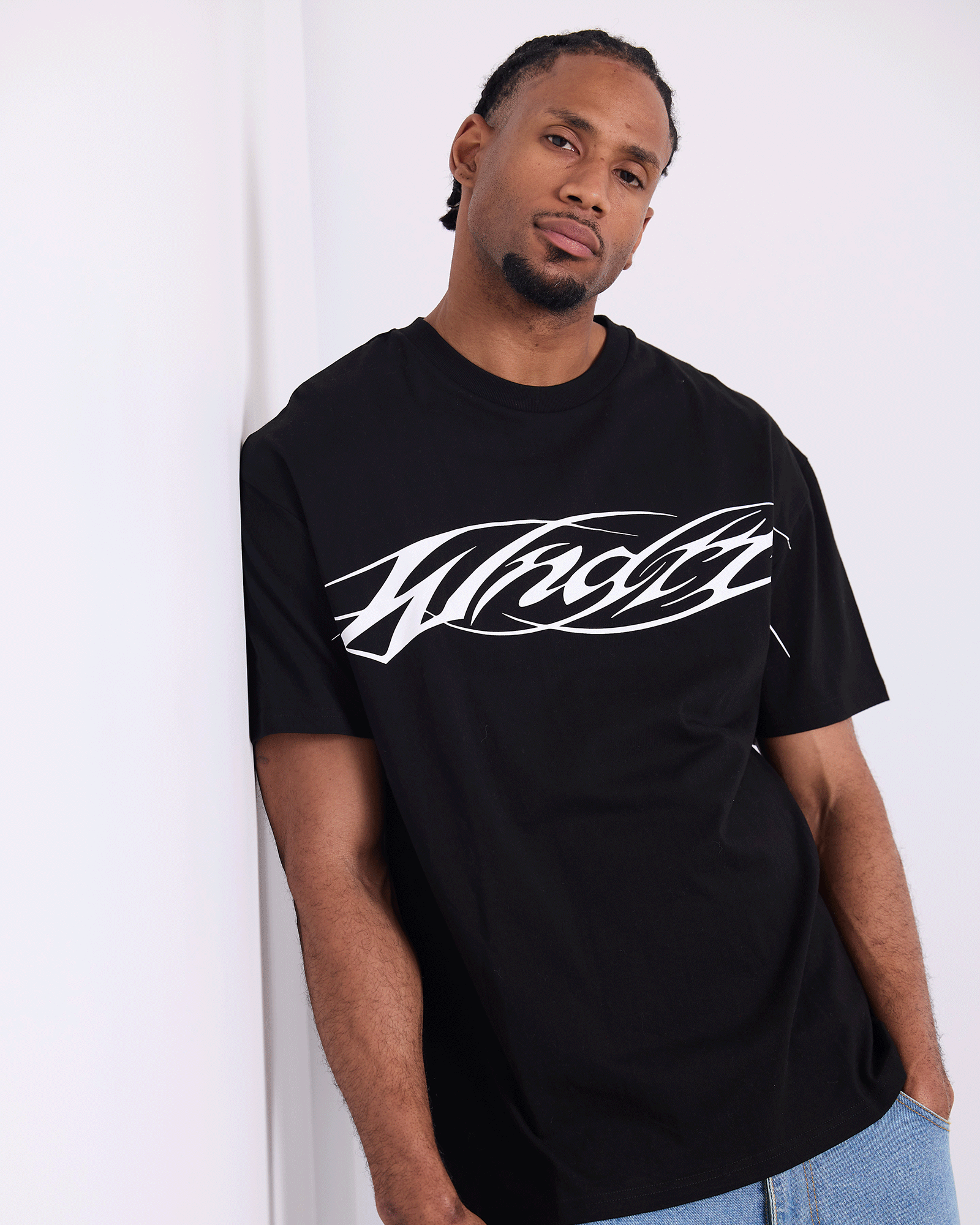 REAPER BOX FIT TEE - BLACK