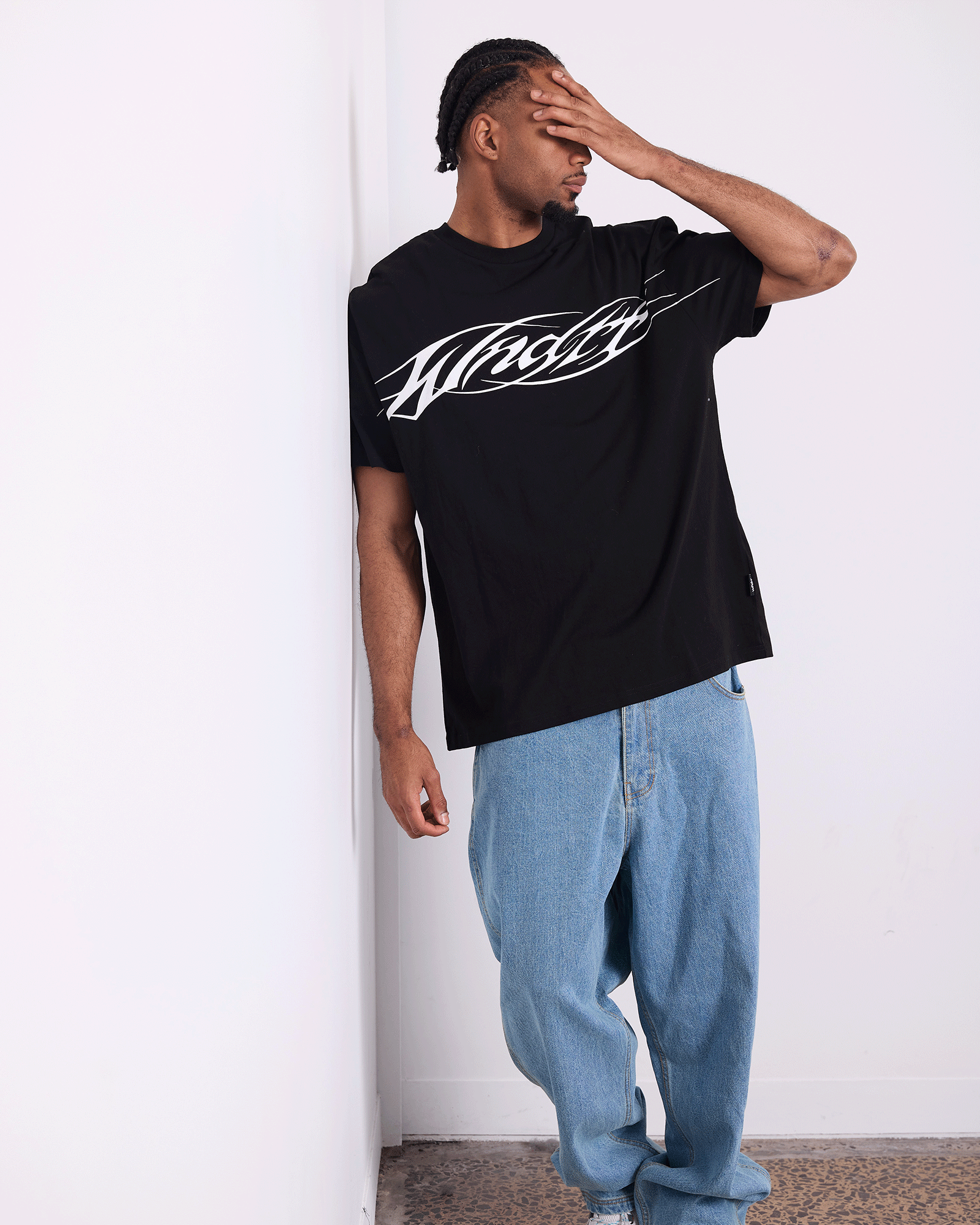 REAPER BOX FIT TEE - BLACK